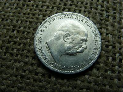 Ezüst 1 korona érme, 1916, corona