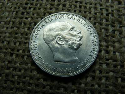 Ezüst 1 korona érme, 1915, Corona