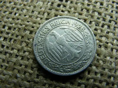 Birodalmi 50 pfennig, 1928, A