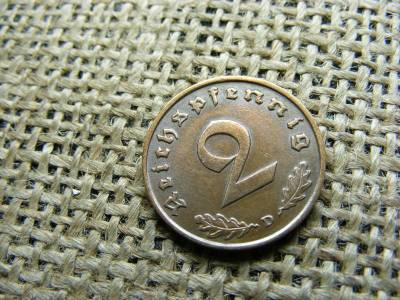 Birodalmi 2 pfennig, 1936 D