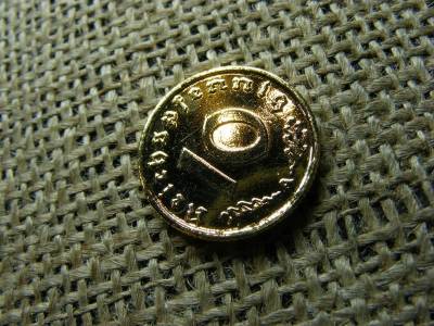 Aranyozott Birodalmi 10 Pfennig, 1938 A