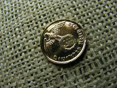 Aranyozott Birodalmi 2 Pfennig, 1939 D
