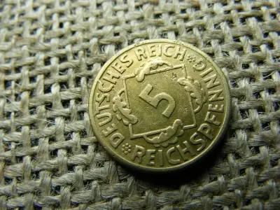 Birodalmi 5 pfennig, 1926 F