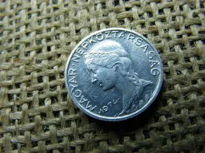 5 fillér, 1974, magyar érme