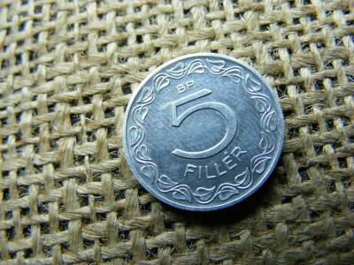 5 fillér, 1974, magyar érme