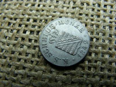 Ezüst 1/2 groschen érme, 1842, Neugroschen / 5 Pfennig