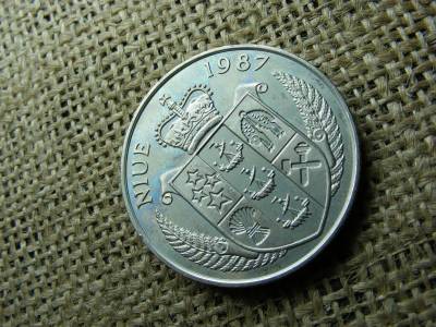 Niue 5 dollár, 1987, Elizabeth II. Boris Becker