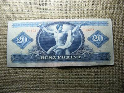 20 forintos bankjegy, 1962