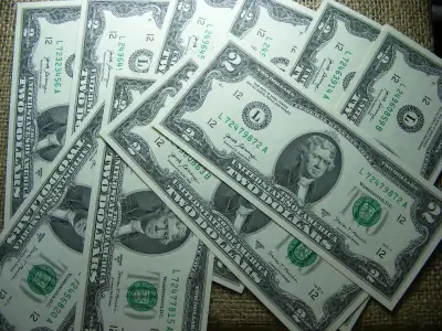 USA 2 dolláros bankjegy, 2017, hajtatlan