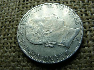 Ferenc József, 1859, ezüst 1 florin, B verőjel