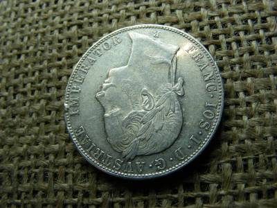 Ferenc József, 1859, ezüst 1 florin, B verőjel