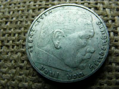 Birodalmi 2 márka, 1937 G, ezüst, eredeti állapot