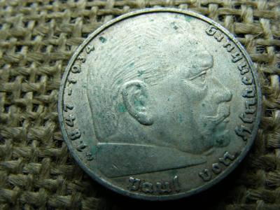 Birodalmi 2 márka, 1938 E, ezüst, eredeti állapot