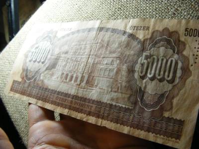 5000 forintos bankjegy, 1993, J sorozat