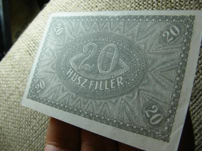 20 filléres bankjegy, 1920, 17-es sorozat