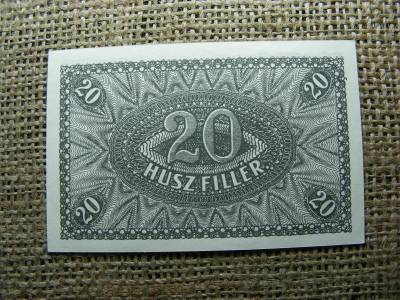 20 fillér bankjegy, 1920, 23