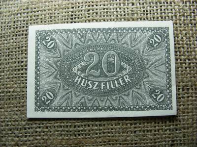 20 fillér bankjegy, 1920, 32-es sorozat