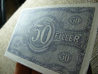 50 fillér bankjegy, 1920, 17-es sorozat