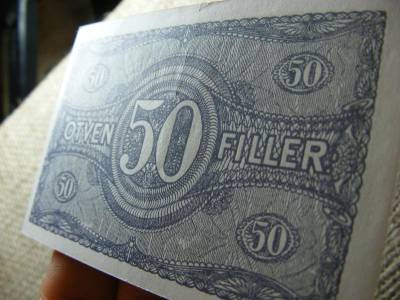 50 fillér bankjegy, 1920, 07
