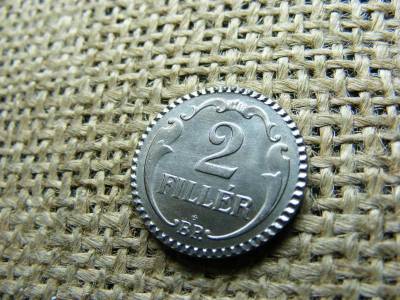 2 fillér 1942, rozettás Artex