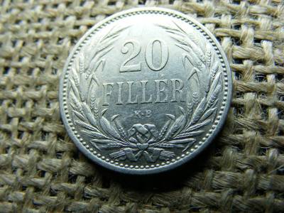 20 fillér, 1914, Korona
