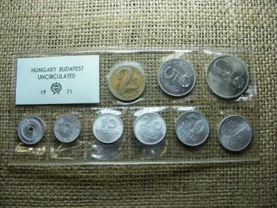 10 Forintos Érme, 1971, Címer, Színhiány