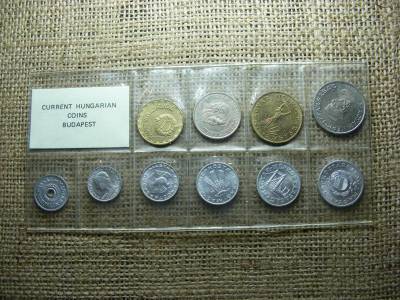 Forgalmi érme sor, 1983, forint és fillér