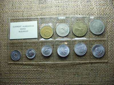 Forgalmi érme sor, 1984, forint és fillér