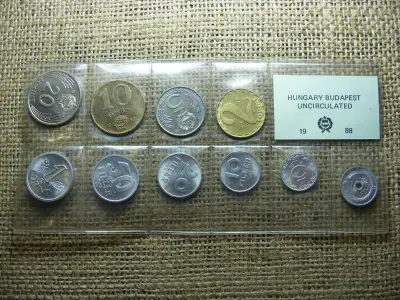 Forgalmi sor, 1988, forint és fillér