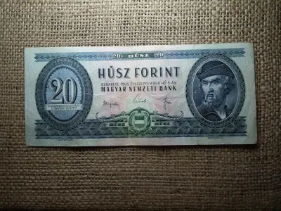 20 forintos bankjegy, 1965