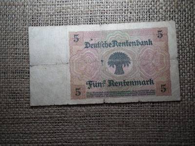 Németország 5 márka, 1926, rentenmark