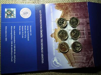 Pénzmúzeum Érmeregiszter Ajándék Szett, 2021, 6 x 5 Forint