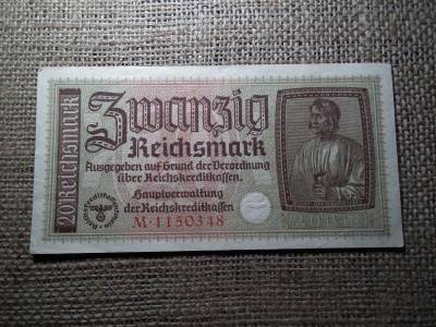 Birodalmi 20 márka, 1940-1945, Reichskreditkassenschein