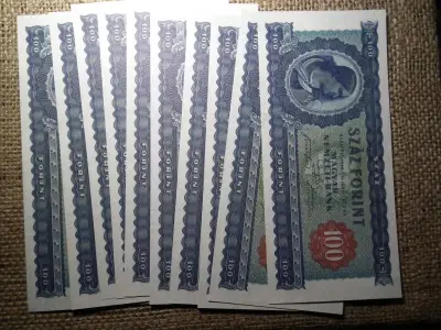 100 Forint, 1946, június 3., minta, nagyon jó minőségű