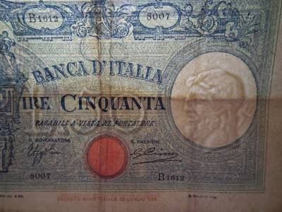 Olaszország 50 líra, 1926, Lire