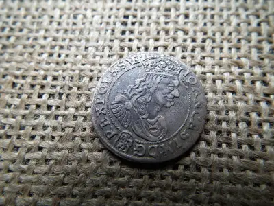 Ezüst 6 groschen, Lengyelország, II. János Kázmér, 1667