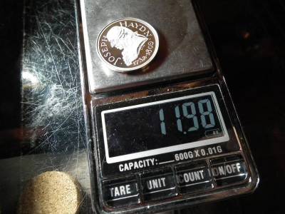 Joseph Hayden emlékérem, szín ezüst, 999/1000, 12g