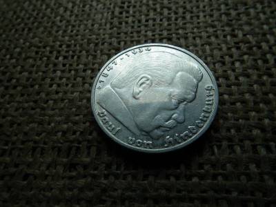 Birodalmi ezüst 5 márka, 1937 D