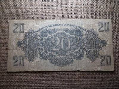 20 pengő, 1944, Vörös Hadsereg, ritka nagy sorszámos