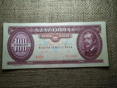 100 forintos bankjegy, 1989