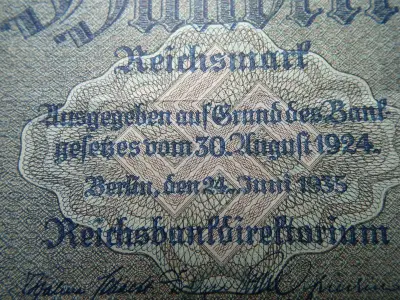 Birodalmi 100 márka, 1935, Horogkeresztes, M