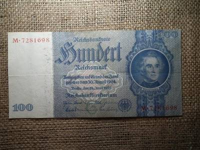 Birodalmi 100 márka, 1935, Horogkeresztes, M