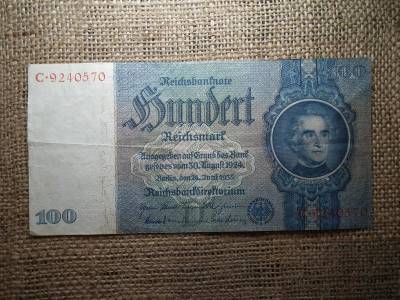 Birodalmi 100 márka, 1935, horogkeresztes, C