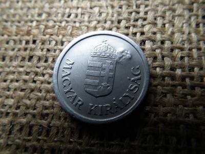 1 pengő, 1941, sarló-kalapács felülnyomás