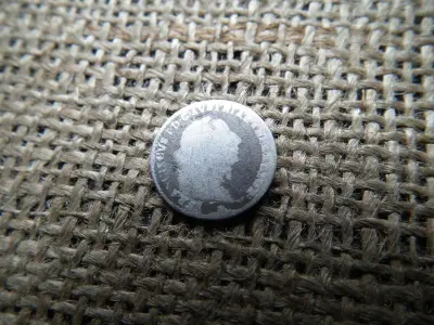 Ezüst Franz I. 1/4 lira, 1821-1824, Milano