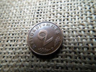 Birodalmi 2 pfennig, 1936, D