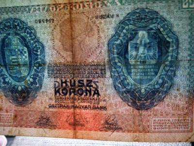 20 korona, 1907, eredeti tartás