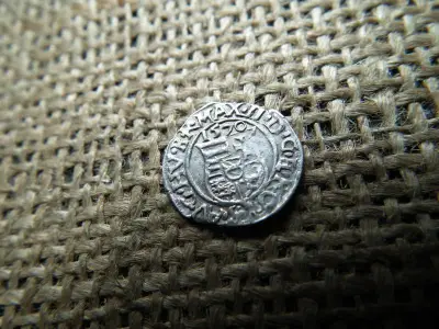 Miksa Ezüst Dénár, 1570, KB