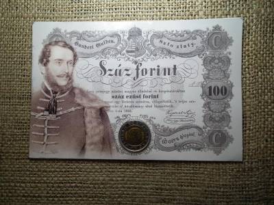 100 forintos érme, 2002, elsőnapi veret, ritka