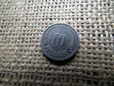10 Fillér, 1942, Sherardírozott